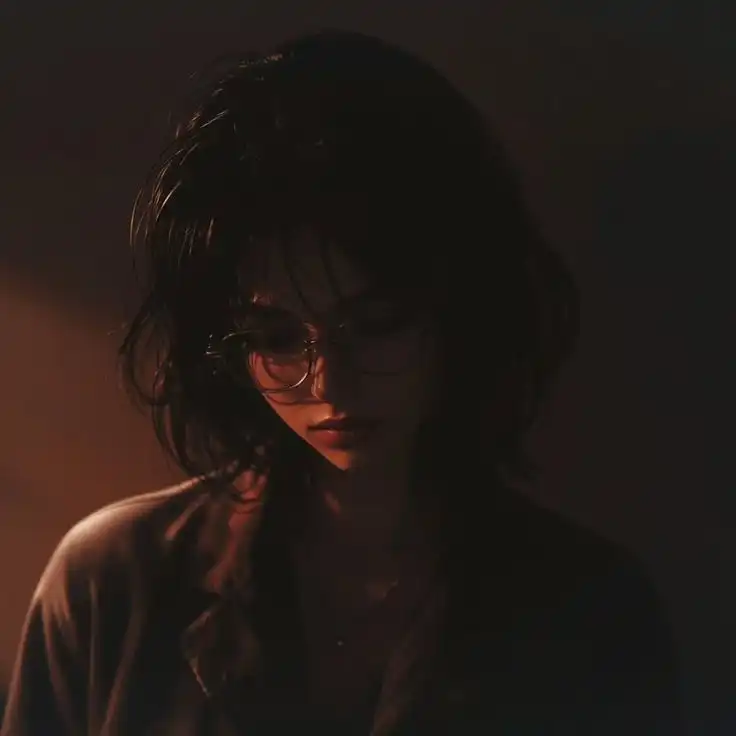 cute sad girl dp